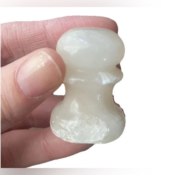 Vintage Black And White Marble Chess Pieces 28 Pieces Total - Picture 6 of 12